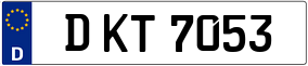 Truck License Plate